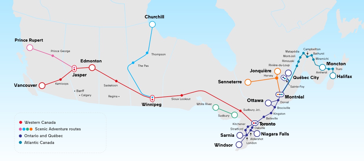 VIA Rail Stations