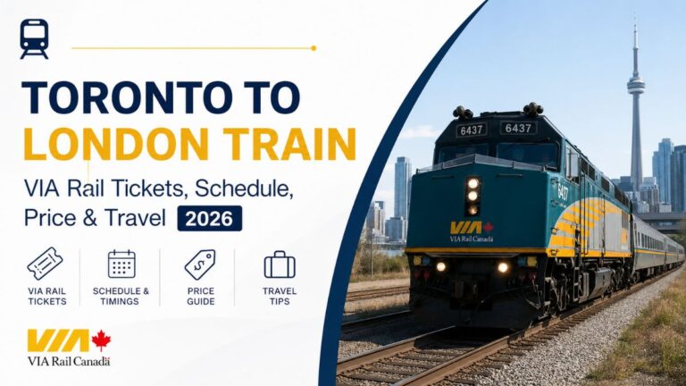 Toronto to London Train VIA Rail Tickets