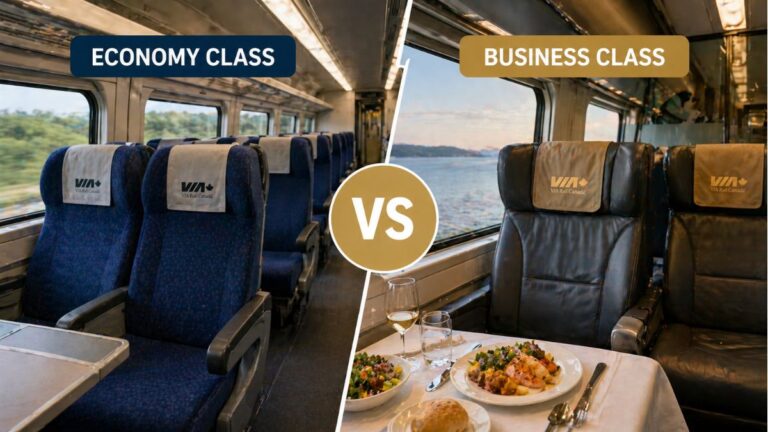VIA Rail Economy vs Business Class: Full Comparison (2026)