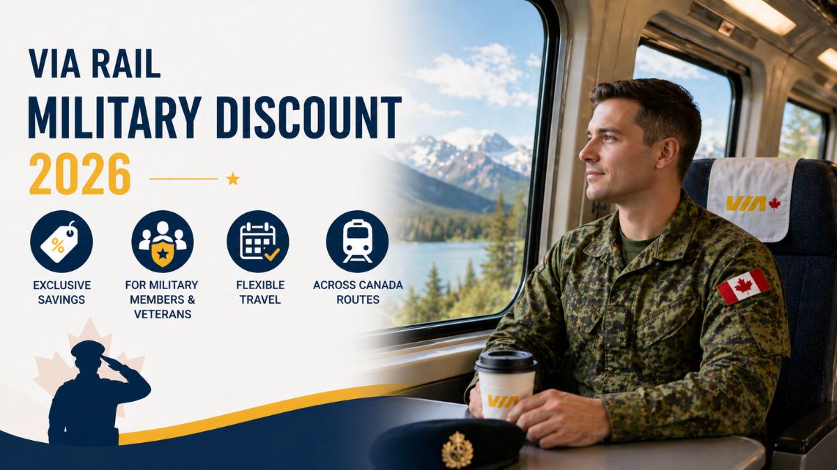 VIA Rail Military Discount 2026