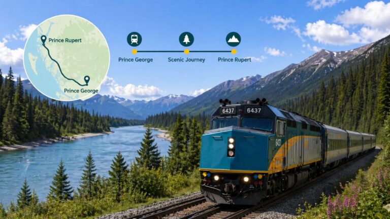 VIA Rail Prince George to Prince Rupert Train 2026: Schedule, Tickets, Stops & Travel Tips
