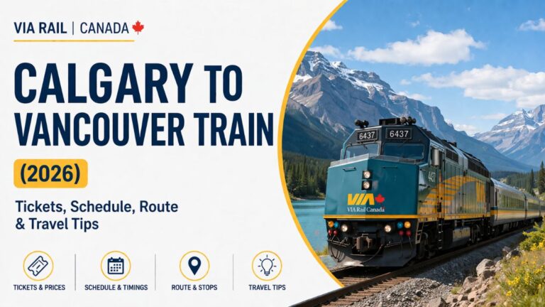 Via Rail Calgary to Vancouver Train (2026)