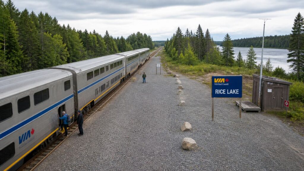 Rice Lake train station