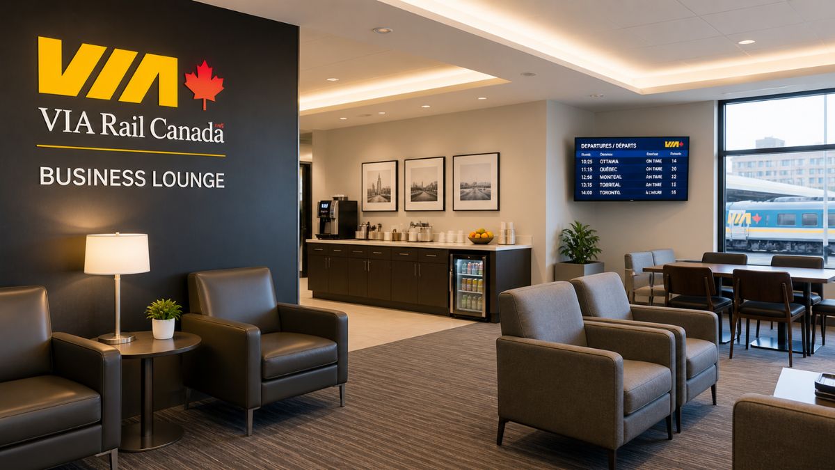 VIA Rail Business Lounge 2026