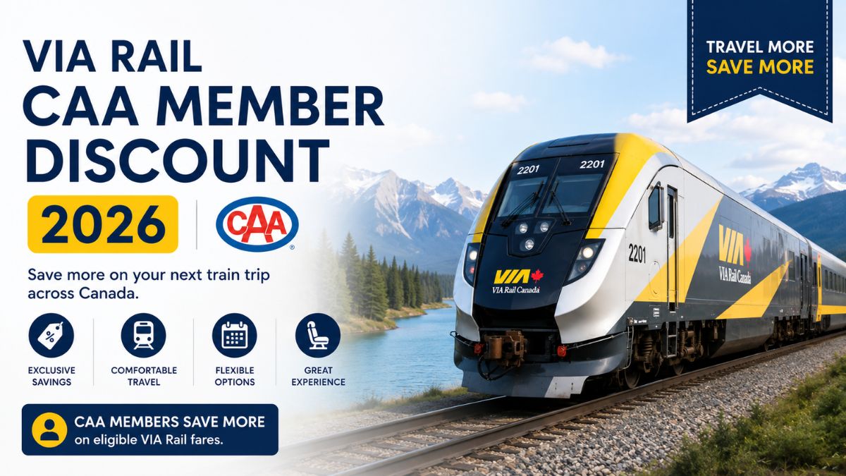 VIA Rail CAA Member Discount 2026