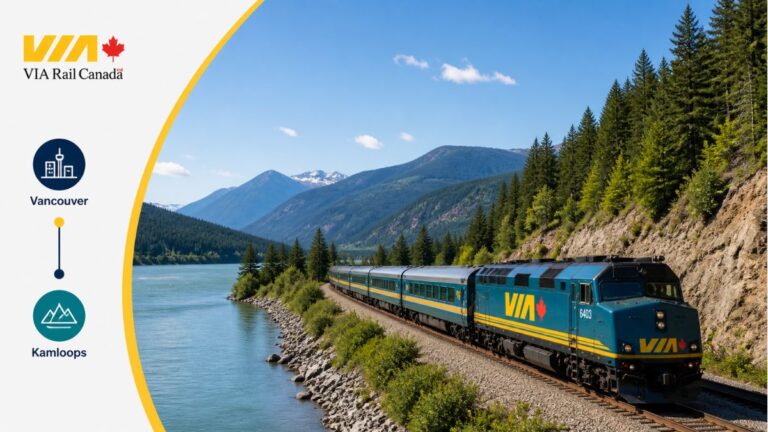 VIA Rail Vancouver to Kamloops Train 2026