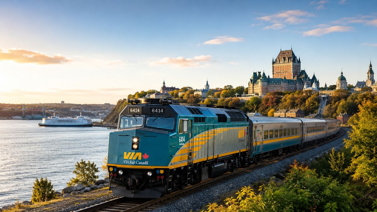 Via Rail Halifax to Quebec City Train 2026